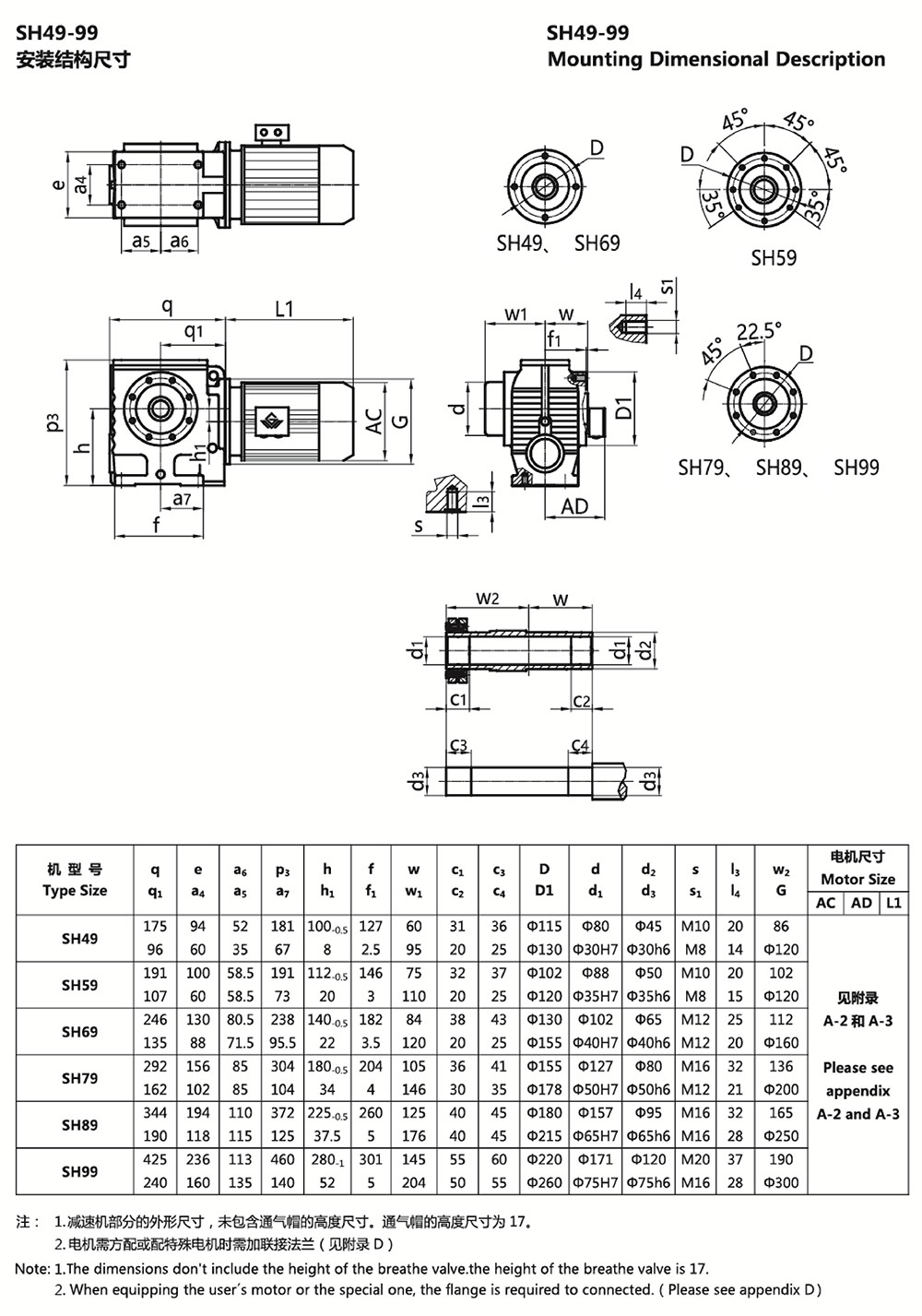 SH49-99安裝結構尺寸